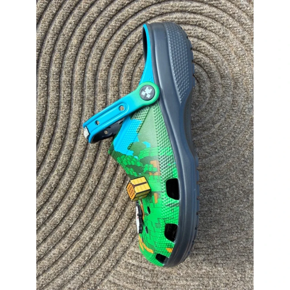 Crocs Minecraft Classic Clog Men's 11 Single Left Shoe Replacement NEW 210829